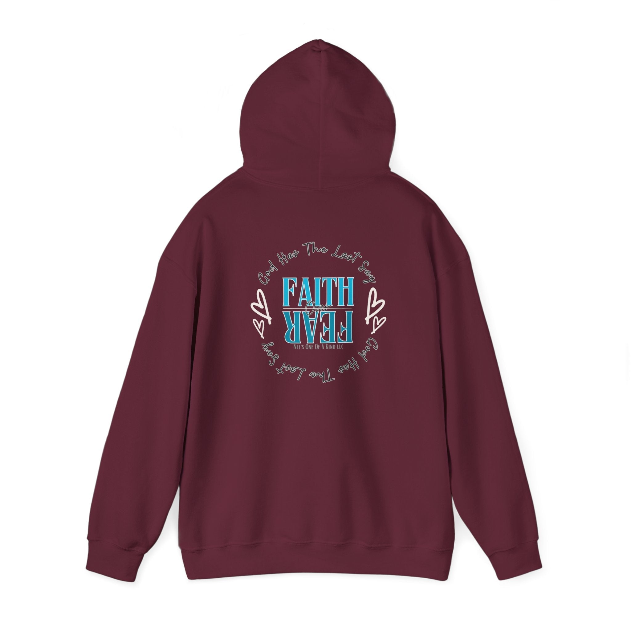 Faith over Fear Unisex Heavy Hoodie